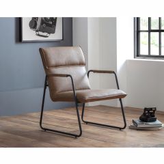 Julian Bowen Gramercy Chair in Brown