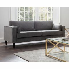 Julian Bowen Hayward 3 Seater Sofa in Grey