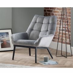 Julian Bowen Lucerne Chair in Grey