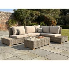 Capri Collection Large Corner and Coffee Table Set