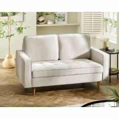 Julian Bowen Henrietta Upholstered 2 Seater Sofa - Choose Your Colour