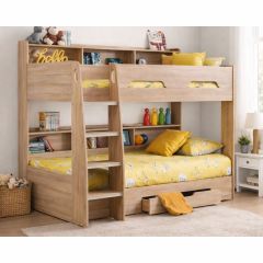 Mercury Bunk Bed in Sonoma Oak