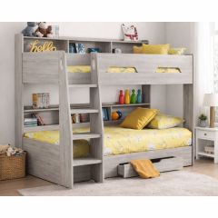 Mercury Bunk Bed in Grey Oak