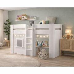 Hideaway House Tent Bed in White