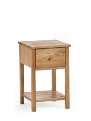 Julian Bowen Coxmoor 1 Drawer Bedside in Oak
