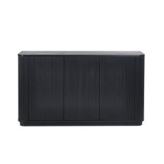 Julian Bowen Louis Fluted Sideboard in Black