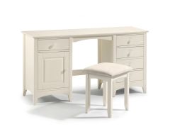 Julian Bowen Maine Dressing Table & Stool in Dove Grey