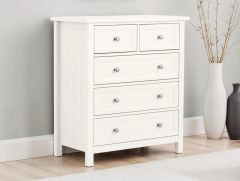 Julian Bowen Maine 3+2 Drawer Chest - Surf White