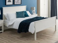 Julian Bowen Maine King Size Bed - Surf White