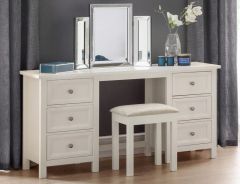 Julian Bowen Maine Dressing Table in Surf White