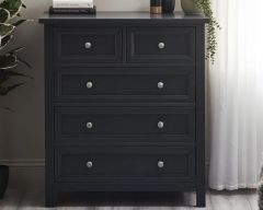 Julian Bowen Maine 3 + 2 Drawer Chest - Anthracite