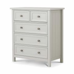 Julian Bowen Maine 3+2 Drawer Chest - Dove Grey