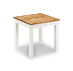 Julian Bowen Coxmoor Lamp Table in Ivory & Oak