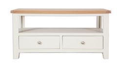 Boston Ivory Living 2 Drawer Ivory Coffee Table
