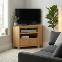 Keswick Oak Corner TV Unit