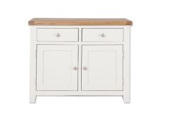 Boston White Living 2 Door/Drawer White Sideboard