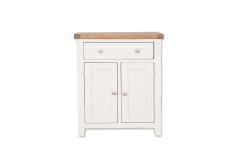 Boston White Living White Console Cabinet