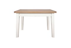 Boston White Living Small Square Dining Table