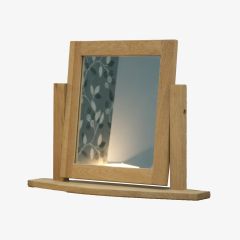 Opus Dressing Table Mirror in Solid Oak