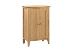Julian Bowen Cotswold Shoe Cupboard in Oak
