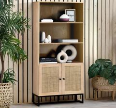 Julian Bowen Padstow Tall Bookcase in Oak