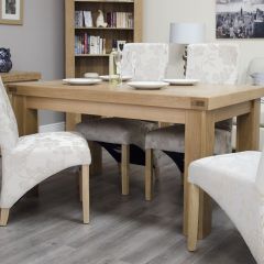 Bordeaux Solid Oak Dining Table - 150cm