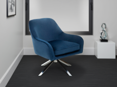 Zephyr Velvet Swivel Chair - Choose Your Colour