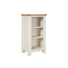 Boston Ivory Living Small Ivory Bookcase/DVD Rack