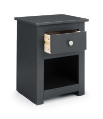 Julian Bowen Radley Bedside Table in Anthracite