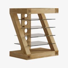Z Hifi Unit in Solid Oak