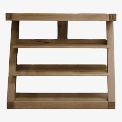 Z Small Bookcase in Solid Oak