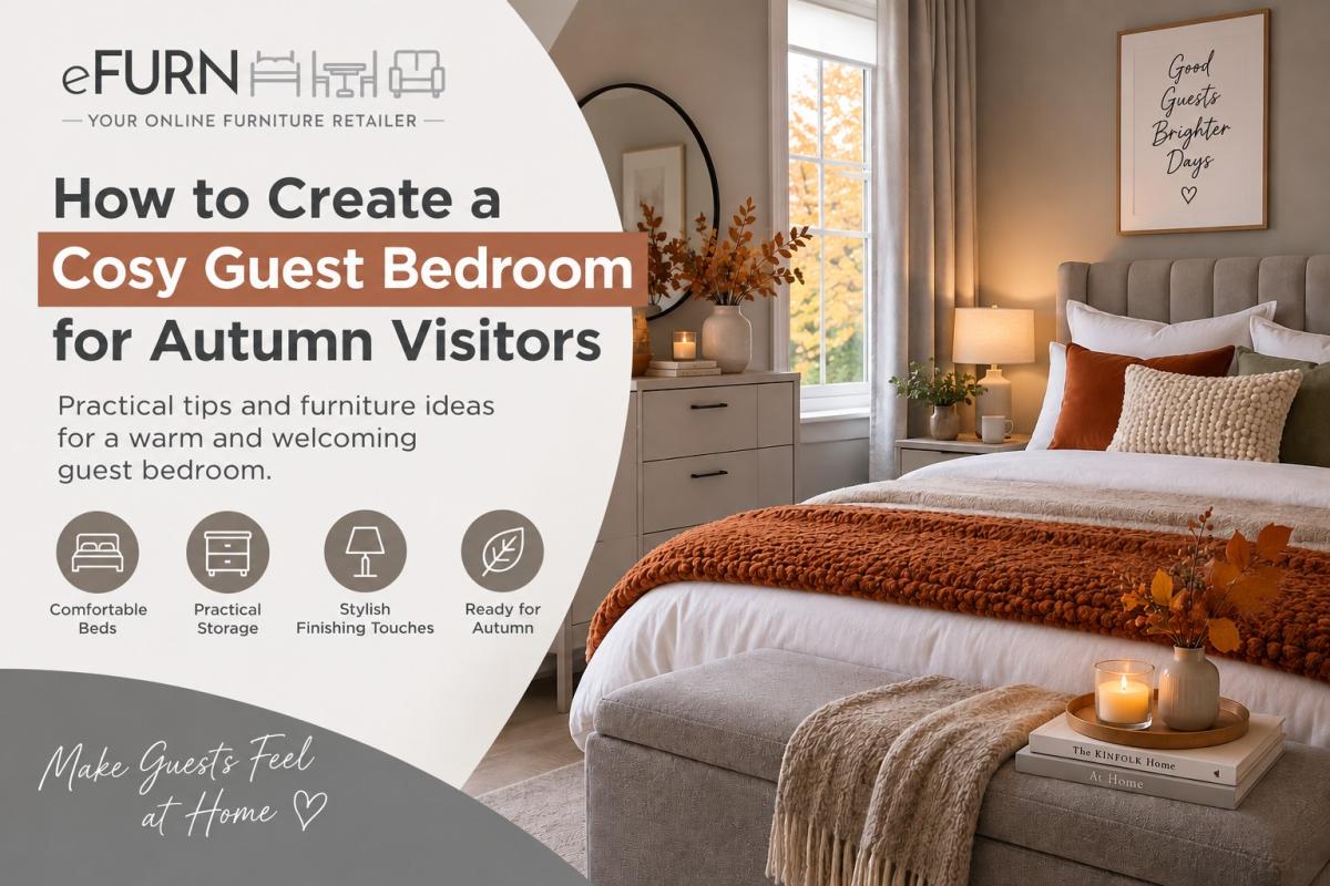 How to Create a Cosy Guest Bedroom for Autumn Visitors